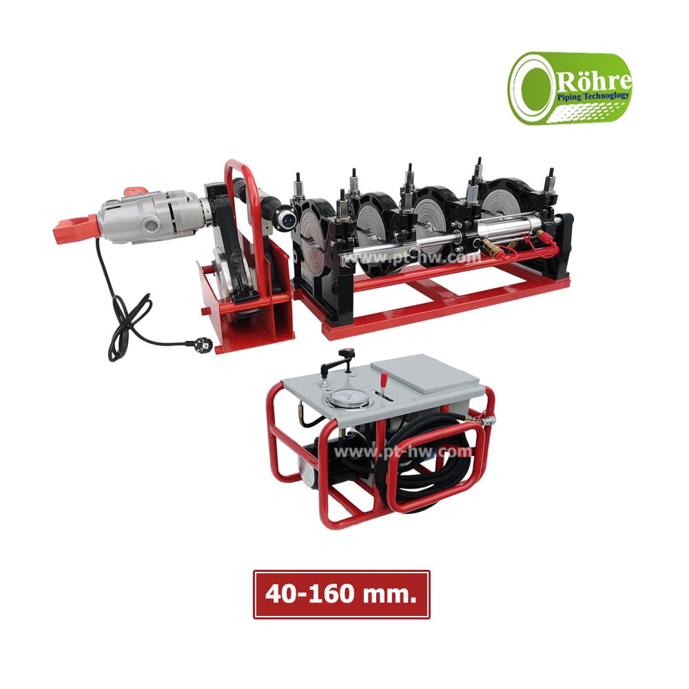 เครื่องเชื่อมท่อ HDPE 160 mm. (6") รุ่น HD160/40